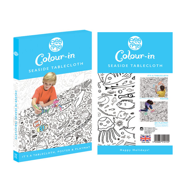 Carton - colour-in gianr poster/tablecloth - Seaside